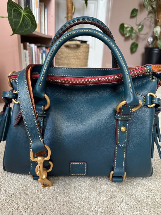 Dooney & Bourke Handbags - Dooney & Bourke Denim Florentine Satchel -EUC REGULAR